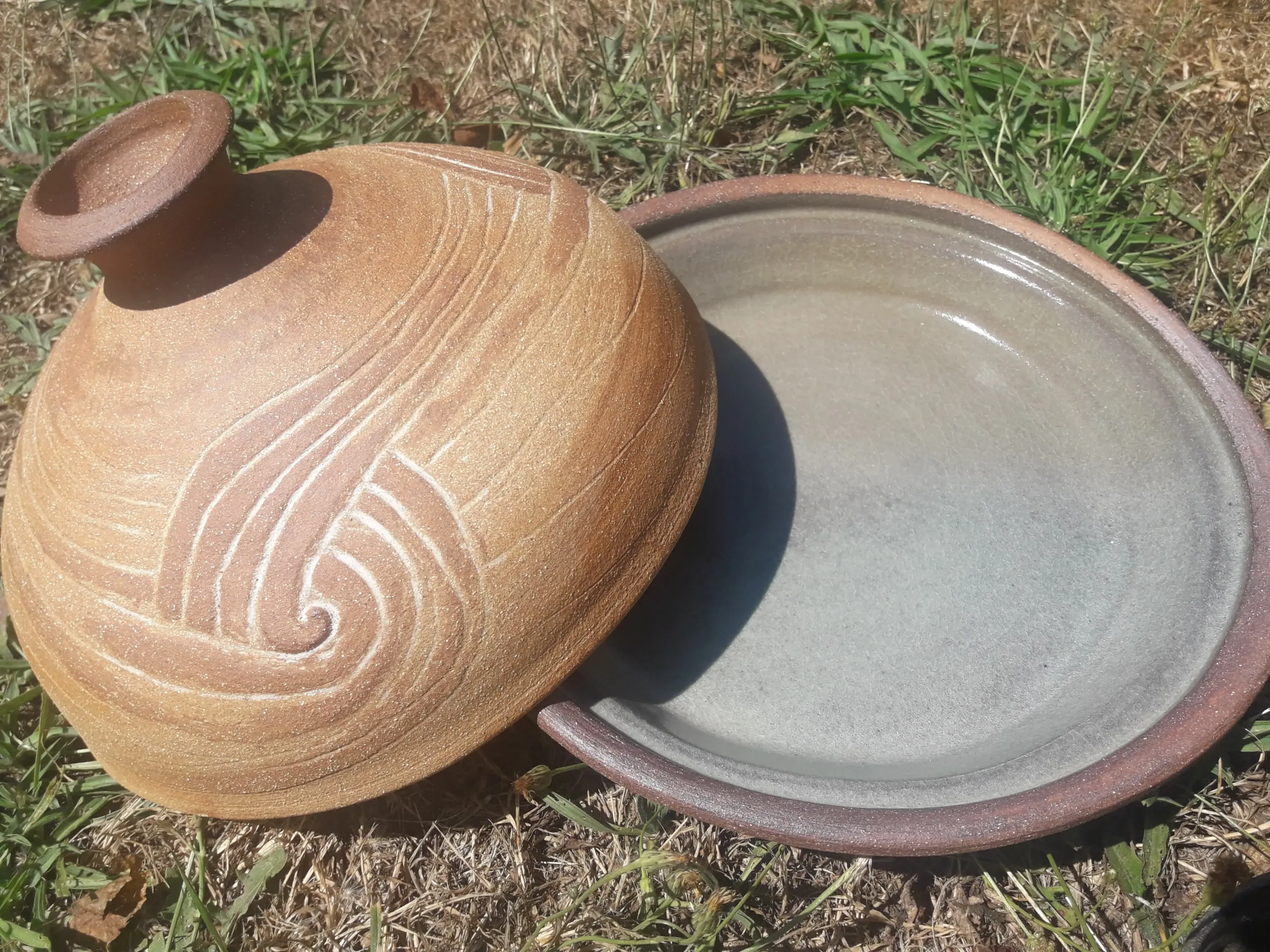 tajine grès chamoté gravé Tajine grès chamotté gravé